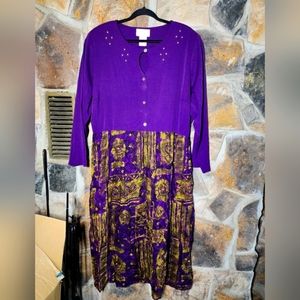 Just my style purple maxi Dress